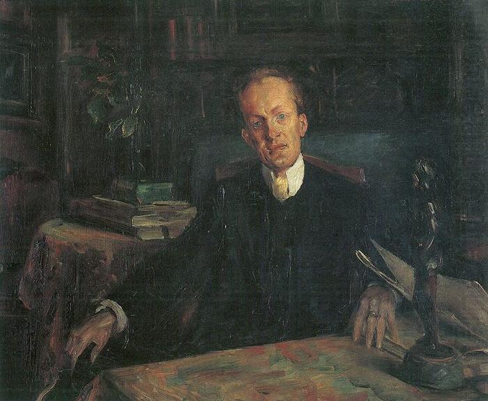 Portrait of Gerhart Hauptmann, Lovis Corinth